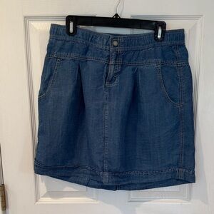 Athleta chambray blue Mini Skirt